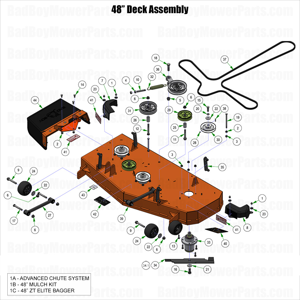 2025 ZT Elite - 48" Deck Assembly